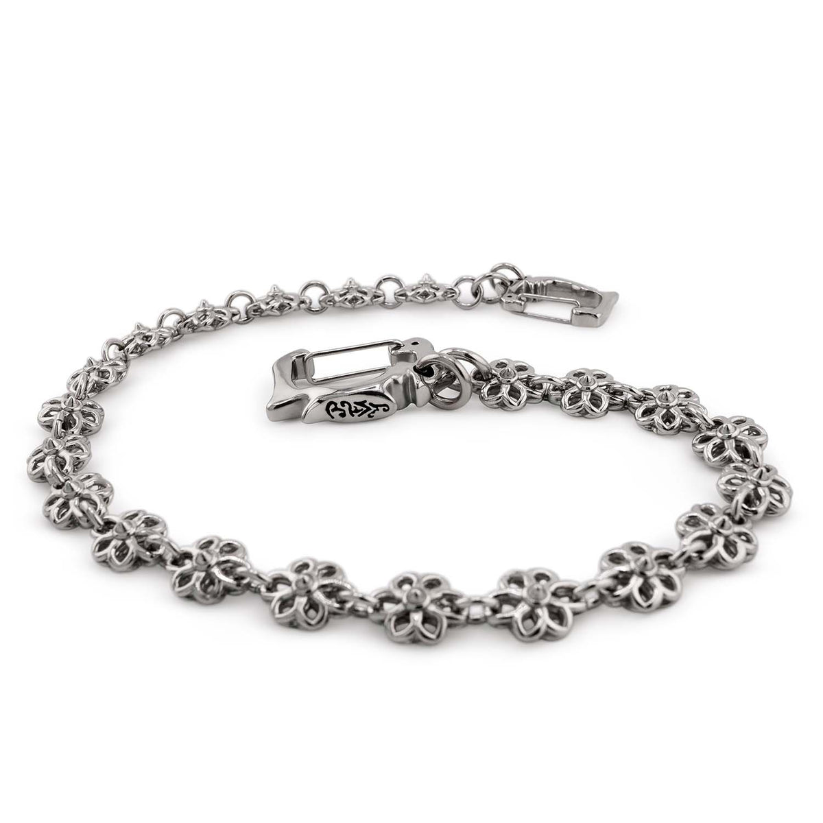 Floral Link Wallet Chain