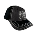 Tribal New York Shop Hat - Charcoal / White Hat Personal Fears Personal Fears Tribal New York Shop Hat - Charcoal / White - Distressed Hat