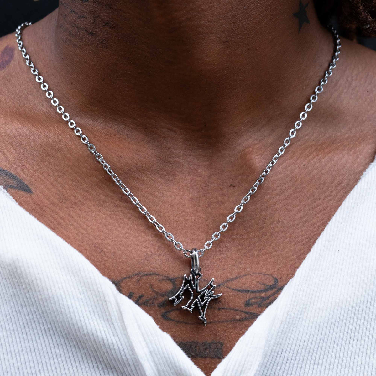 New York Pendant Necklace Necklaces Personal Fears Personal Fears New York Pendant Necklace | Tribal Jewelry | Spikes