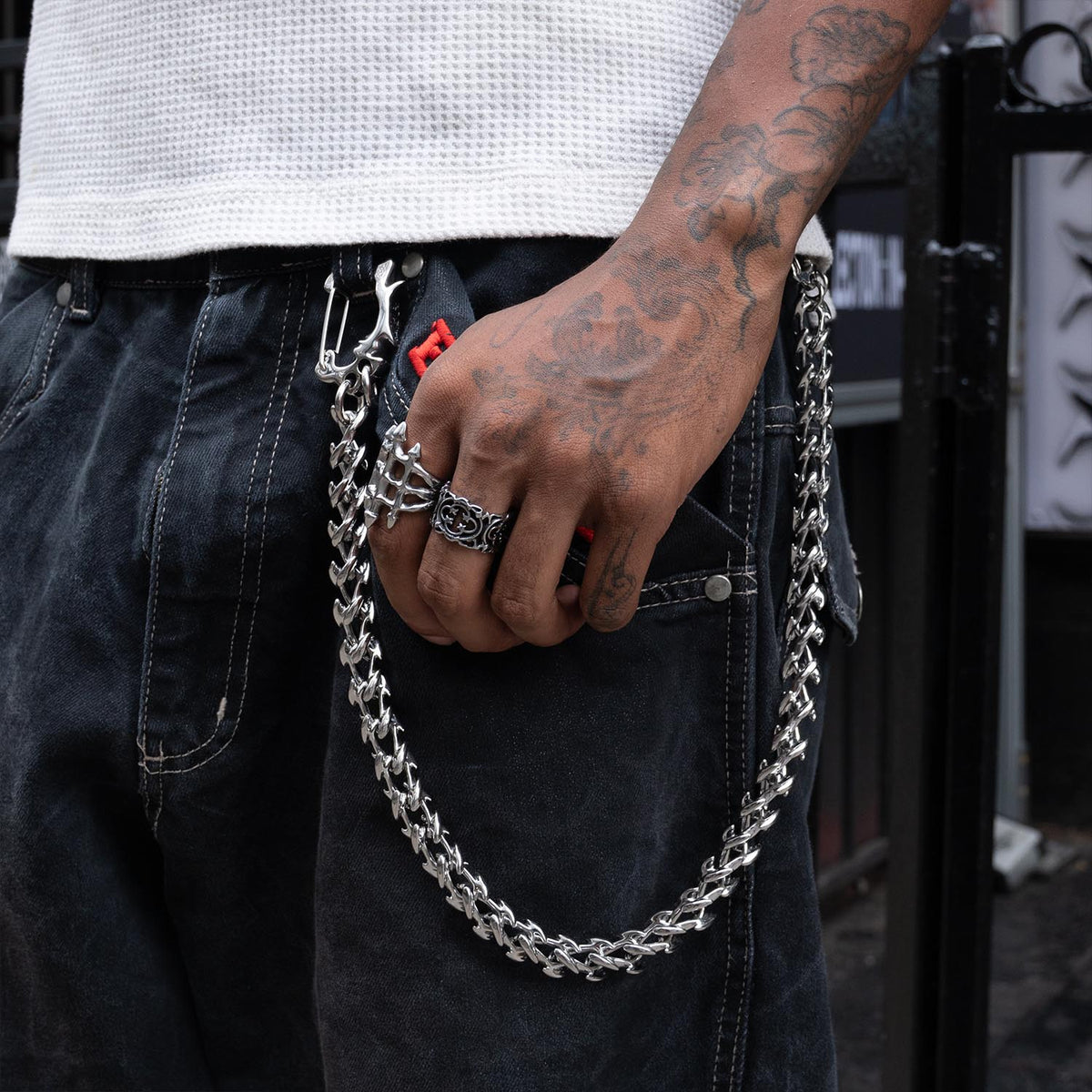 Serpentine Link Wallet Chain Wallet Chains Personal Fears Personal Fears 