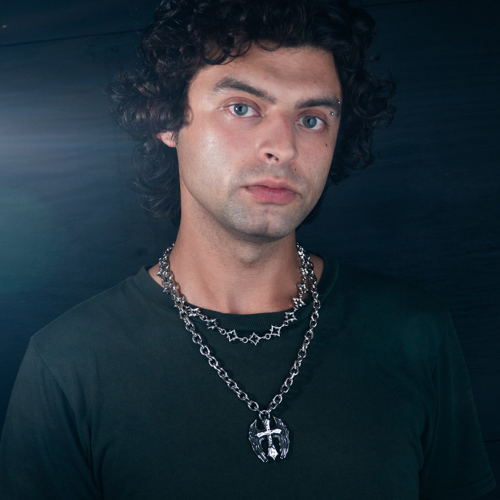 Rapture Cross Chain - Small Necklaces Personal Fears Personal Fears 