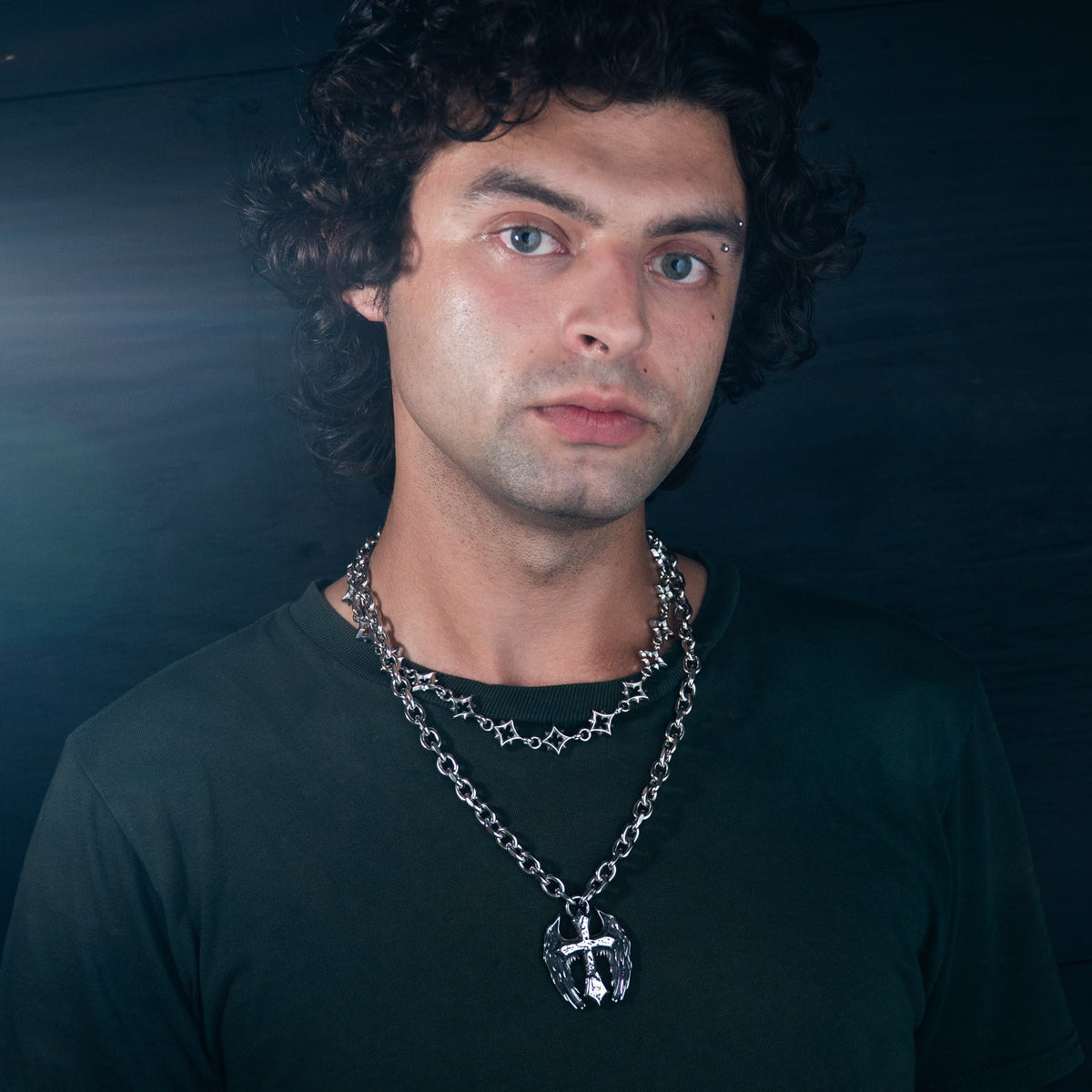 Rapture Cross Chain - Small Necklaces Personal Fears Personal Fears 