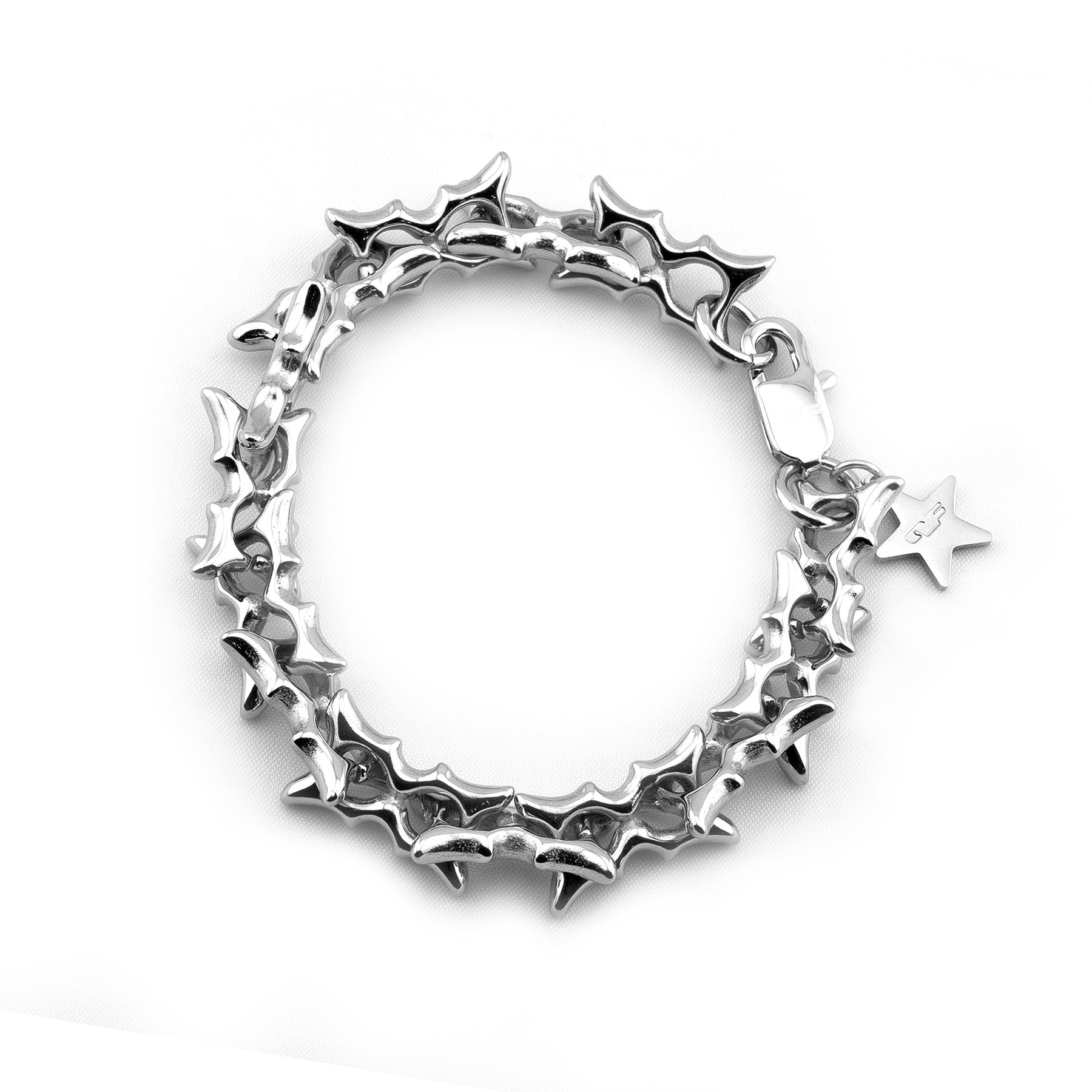 Cyber Link Bracelet Bracelets Personal Fears Personal Fears Cyber Link Bracelet | Spiked Chain - Organic Digital Form