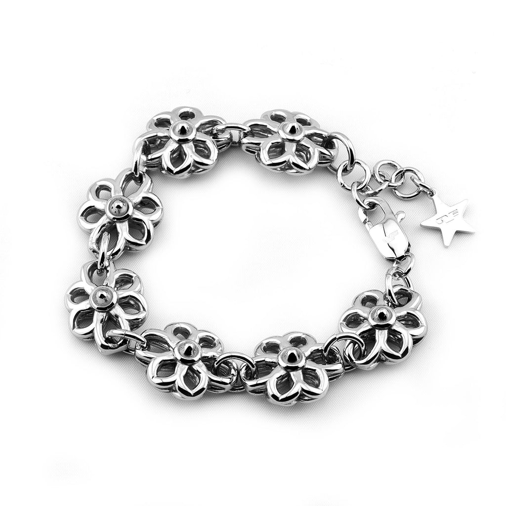 Floral Link Bracelet Bracelets Personal Fears Personal Fears Floral Link Bracelet | Fleur Chain | Chunky Jewelry