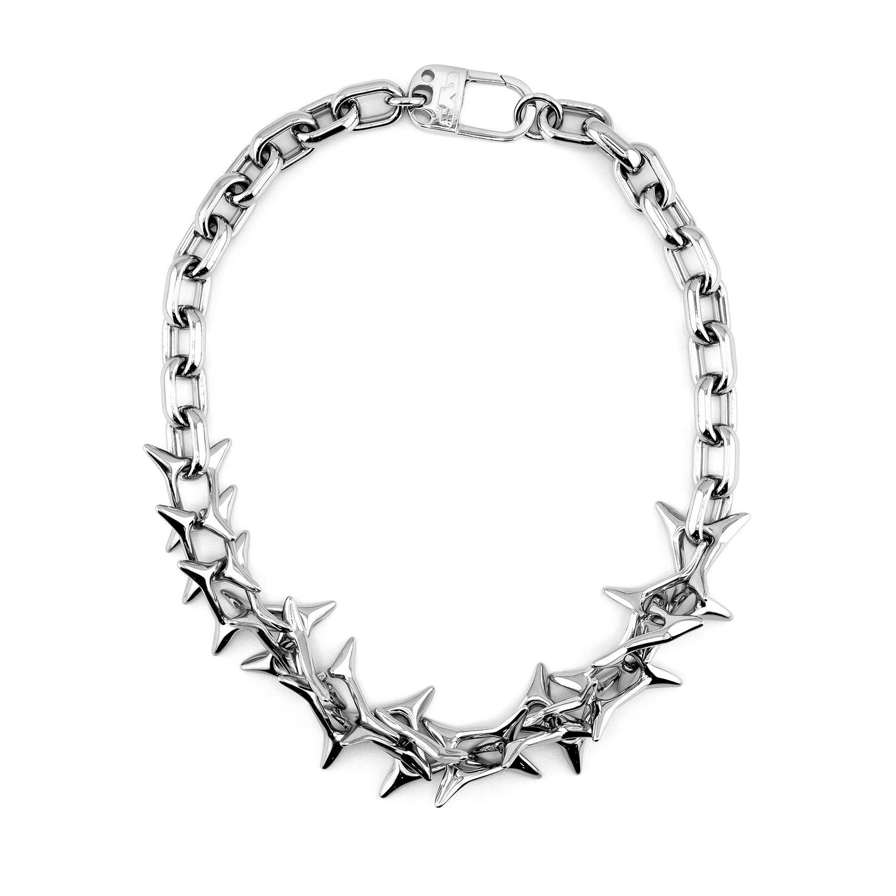 Future Link Chain Necklaces Personal Fears Personal Fears Future Link Chain | Spiked Necklace - Thorns - Stainless Steel