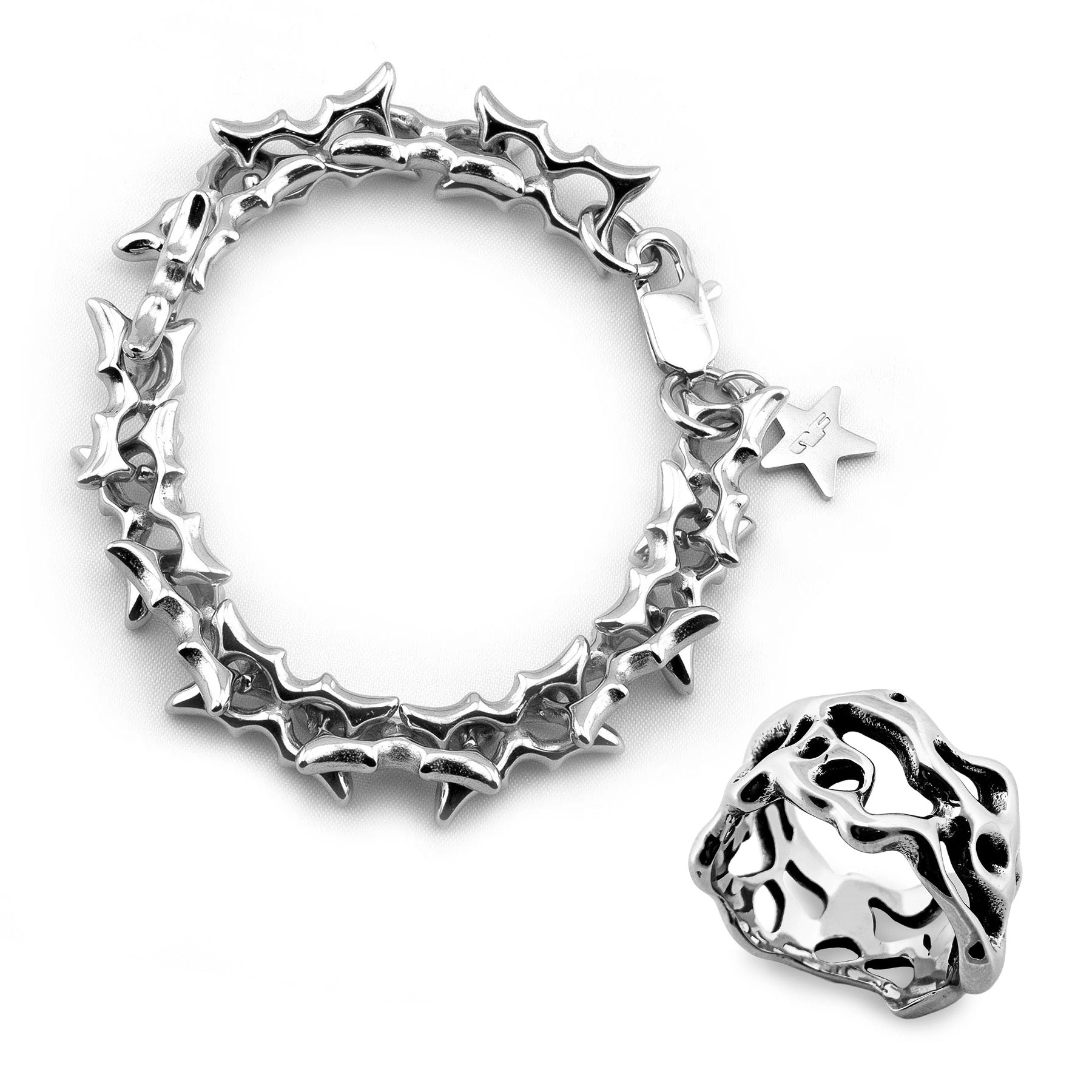 Cyber Link Bracelet & Anomaly Ring  Personal Fears Personal Fears 