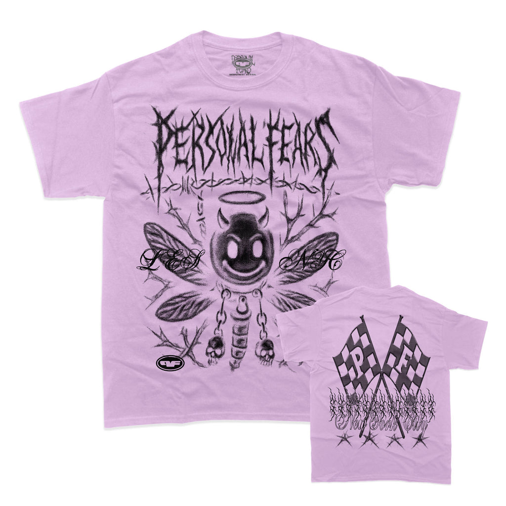 Dragonfly Tee - Pink Shirts & Tops Personal Fears Personal Fears 