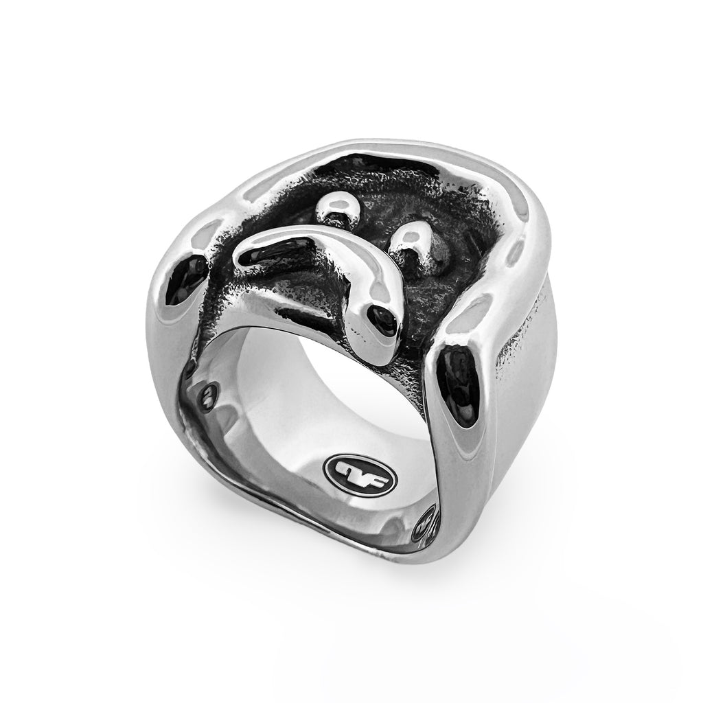 Frown Ring Rings Personal Fears Personal Fears Frown Ring | Clay Style Jewelry | Fun Jewelry