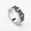 Hot Rod Ring Rings Personal Fears Personal Fears Hot Rod Ring - Chrome Ring - Mesh Silver Jewelry