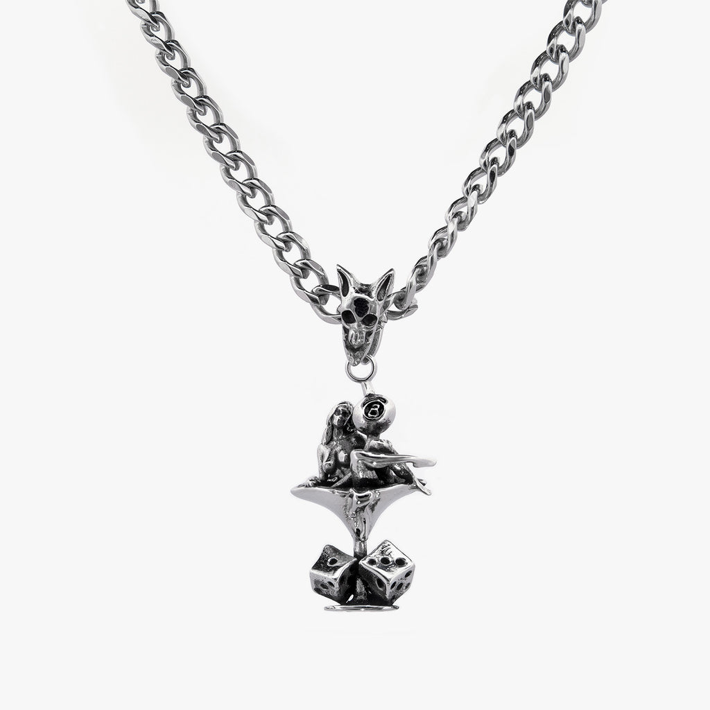 Mans Ruin Pendant Necklaces Personal Fears Personal Fears Mans Ruin Pendant - Tattoo Jewelry