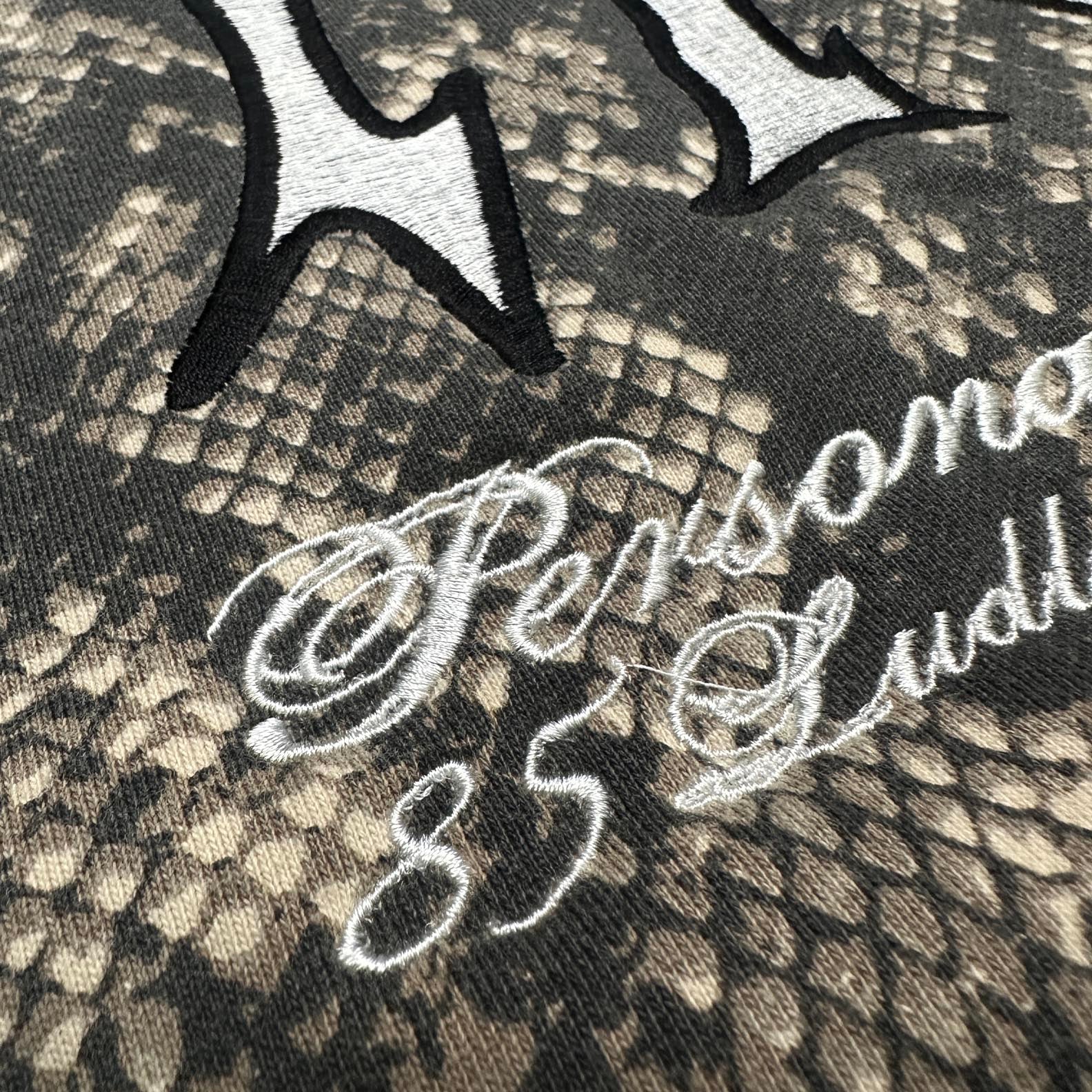 Embroidered NY Hoodie - Snakeskin hoodie Personal Fears Personal Fears Embroidered NY Hoodie - Camo | Limited Edition New York Sweatshirt