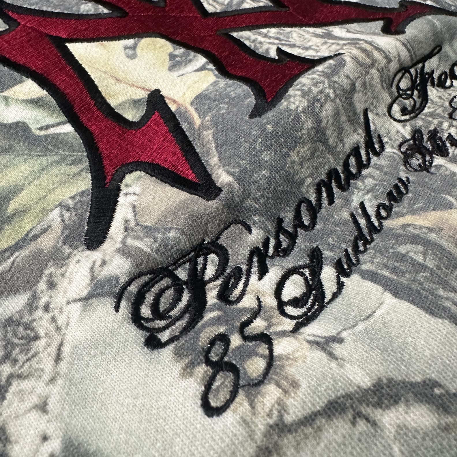 Embroidered NY Hoodie - Camo hoodie Personal Fears Personal Fears Embroidered NY Hoodie - Camo | Limited Edition New York Sweatshirt