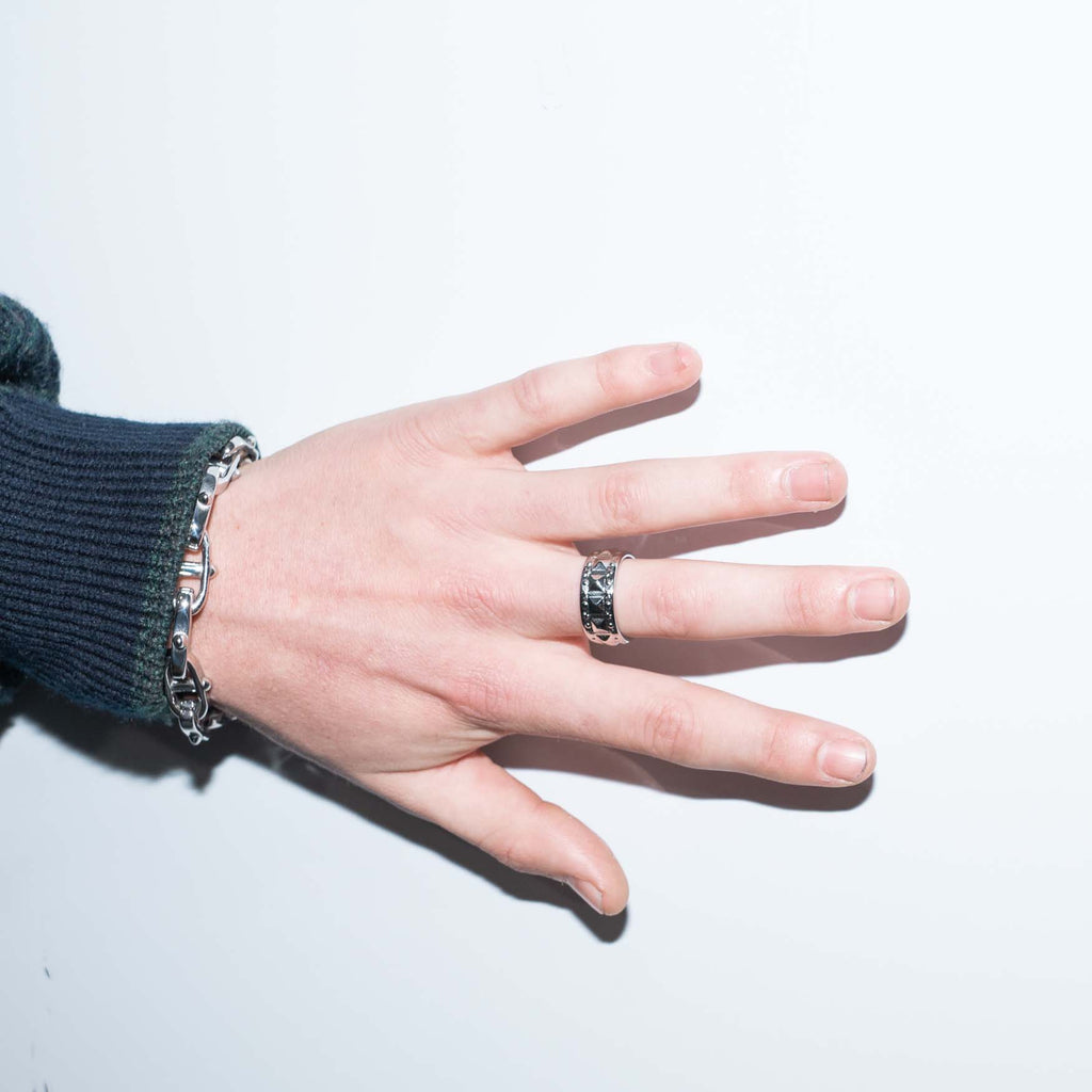 Studd Ring Rings Personal Fears Personal Fears Studd Ring - Rapper Belt Ring - Spikes and Stars