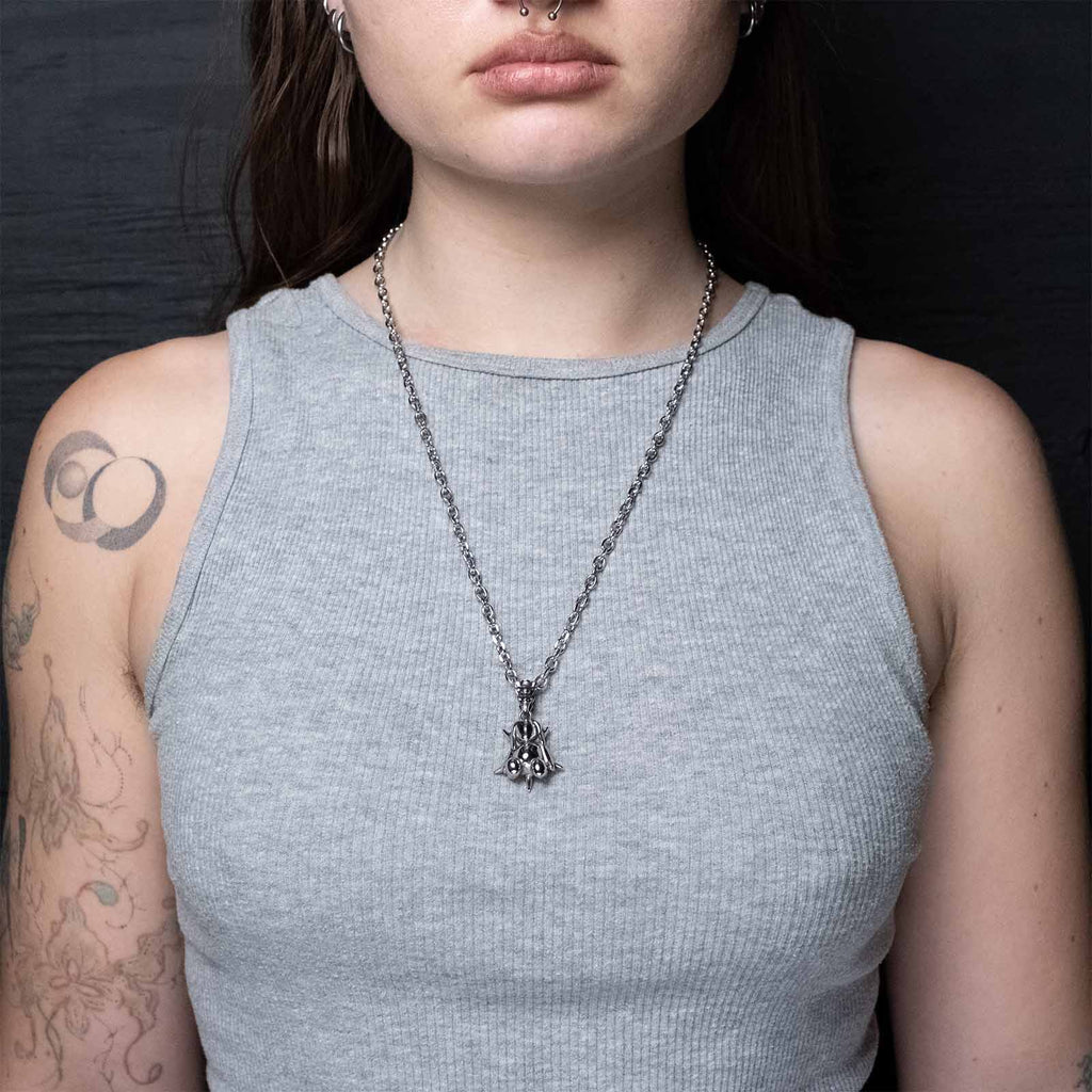 Pentagram Bunny Pendat Chain Necklaces Personal Fears Personal Fears 