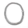 Raptor Link 2.0 Necklace Necklaces Personal Fears Personal Fears Raptor Link 2.0 Necklace  | Stainless Steel Chain | Spiked Cuban Link