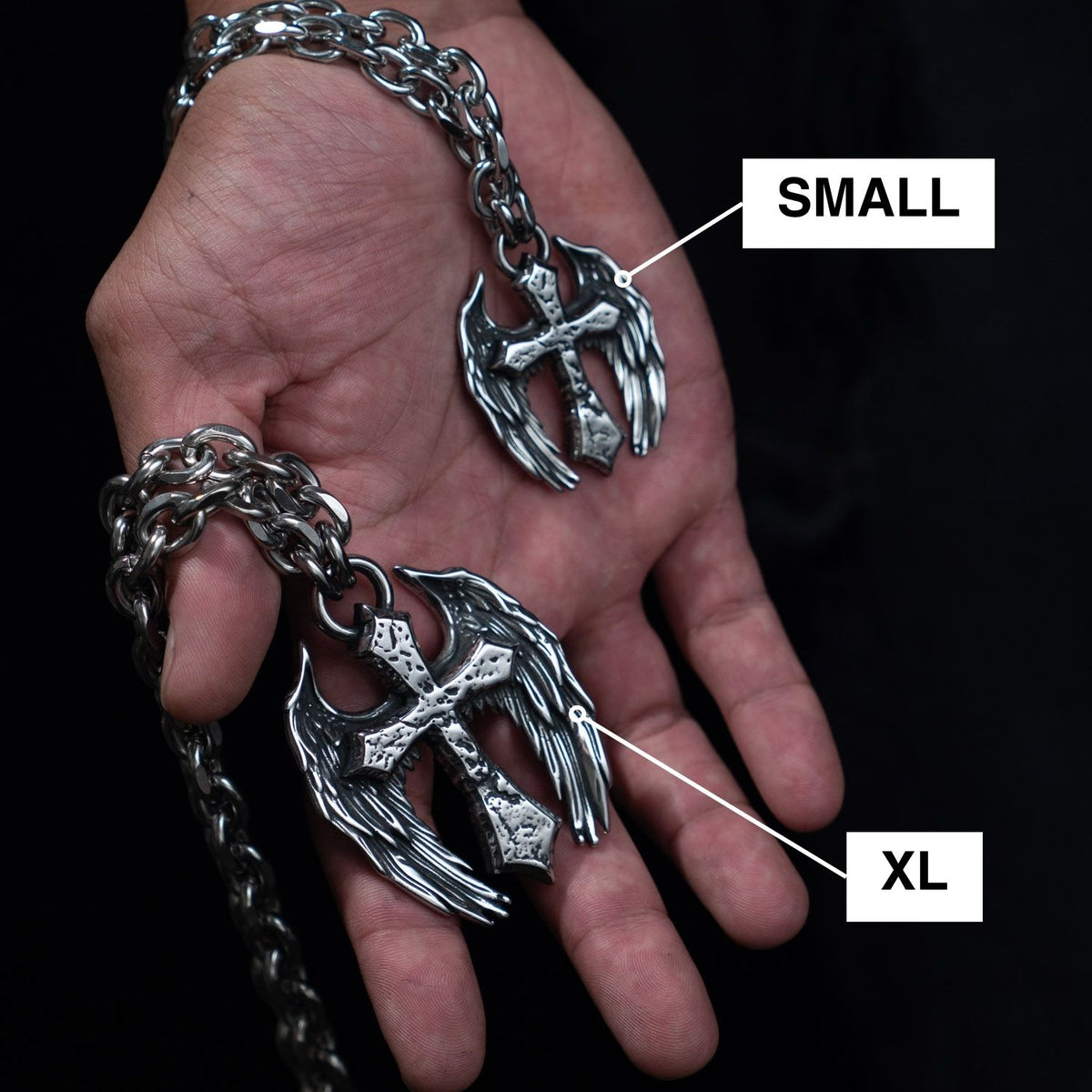 Rapture Cross Chain - XL Necklaces Personal Fears Personal Fears 