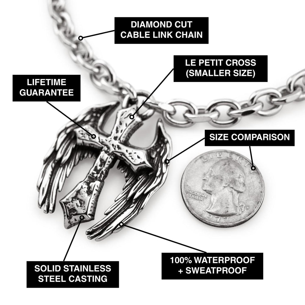 Rapture Cross Chain - Small Necklaces Personal Fears Personal Fears 
