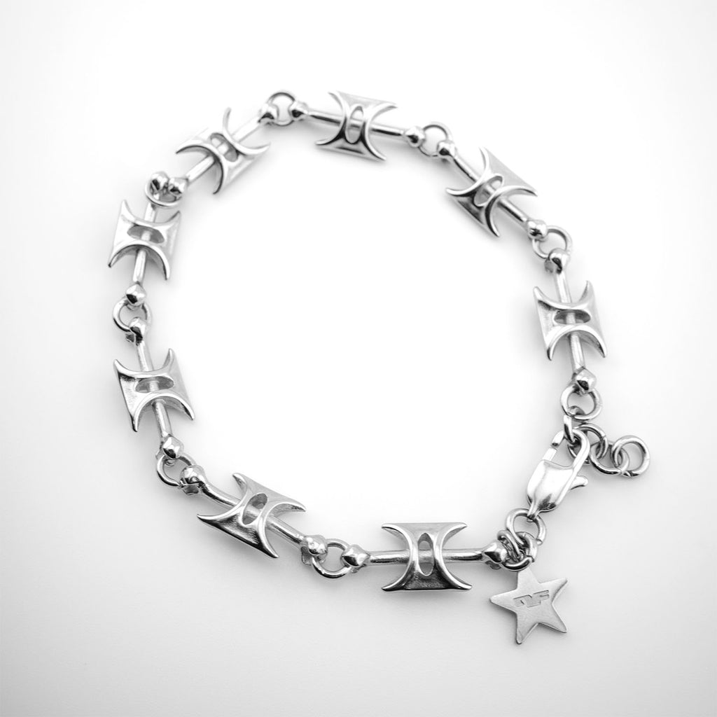 Razor Wire Link Bracelet Bracelets Personal Fears Personal Fears Razor Wire Link Bracelet | Barbed Wire Chain | Silver Bracelet