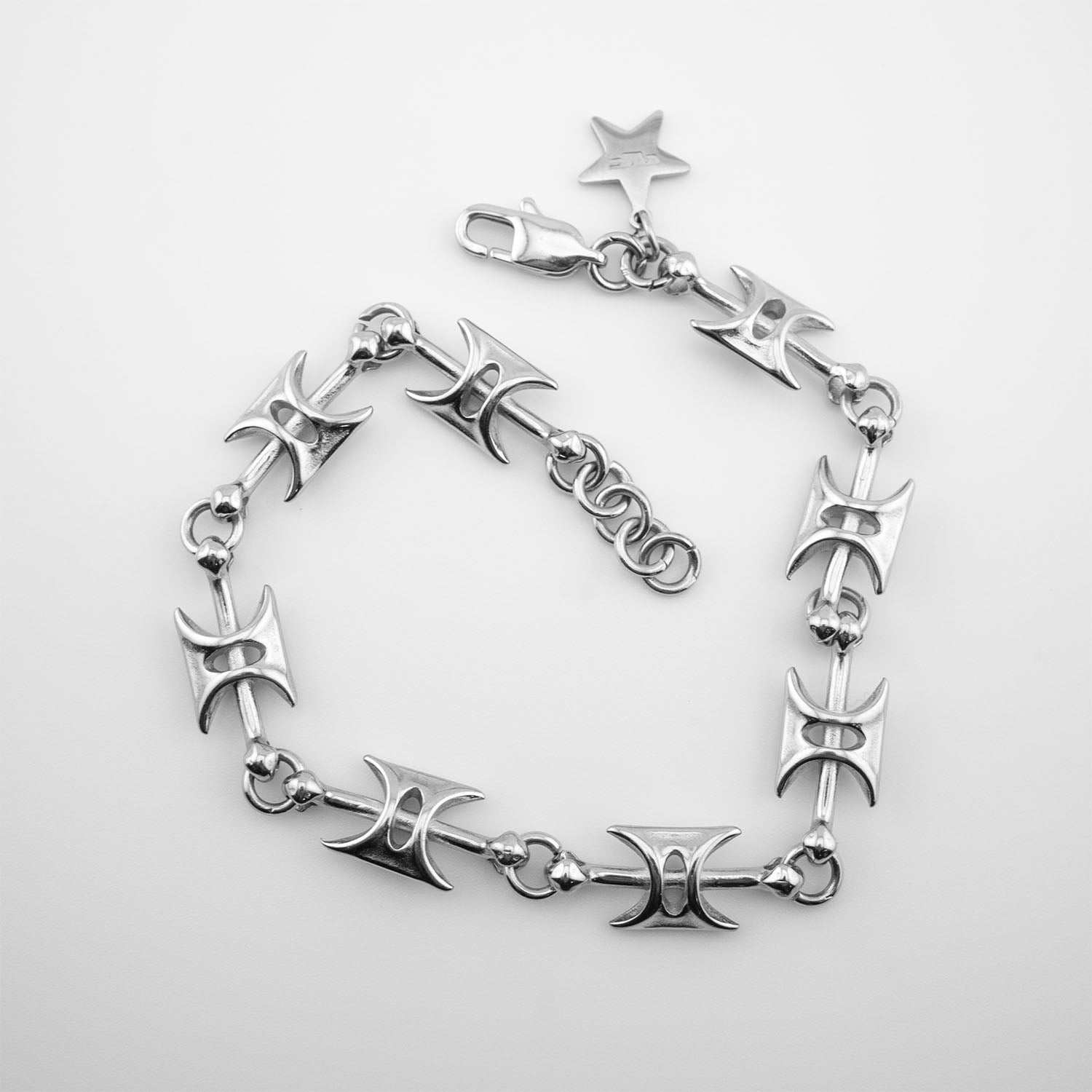 Razor Wire Link Bracelet Bracelets Personal Fears Personal Fears Razor Wire Link Bracelet | Barbed Wire Chain | Silver Bracelet