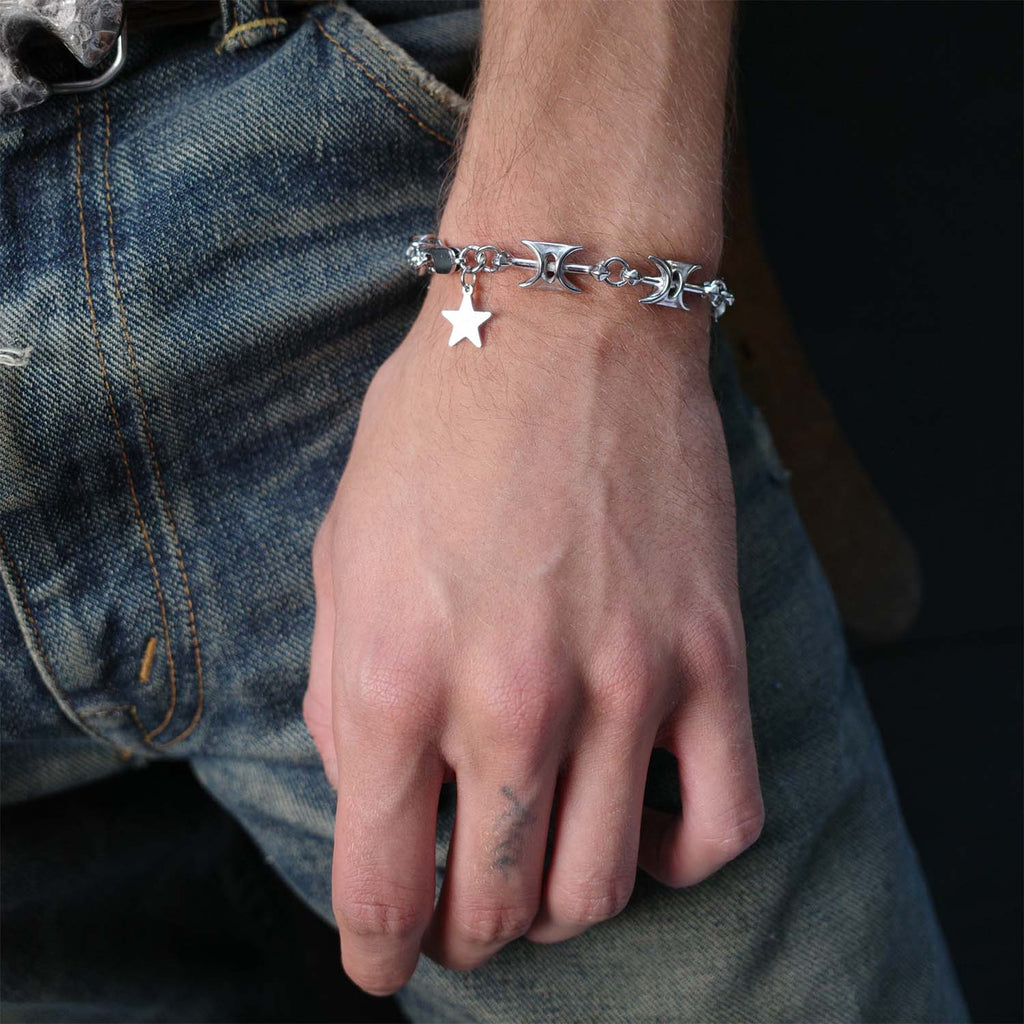 Razor Wire Link Bracelet Bracelets Personal Fears Personal Fears Razor Wire Link Bracelet | Barbed Wire Chain | Silver Bracelet