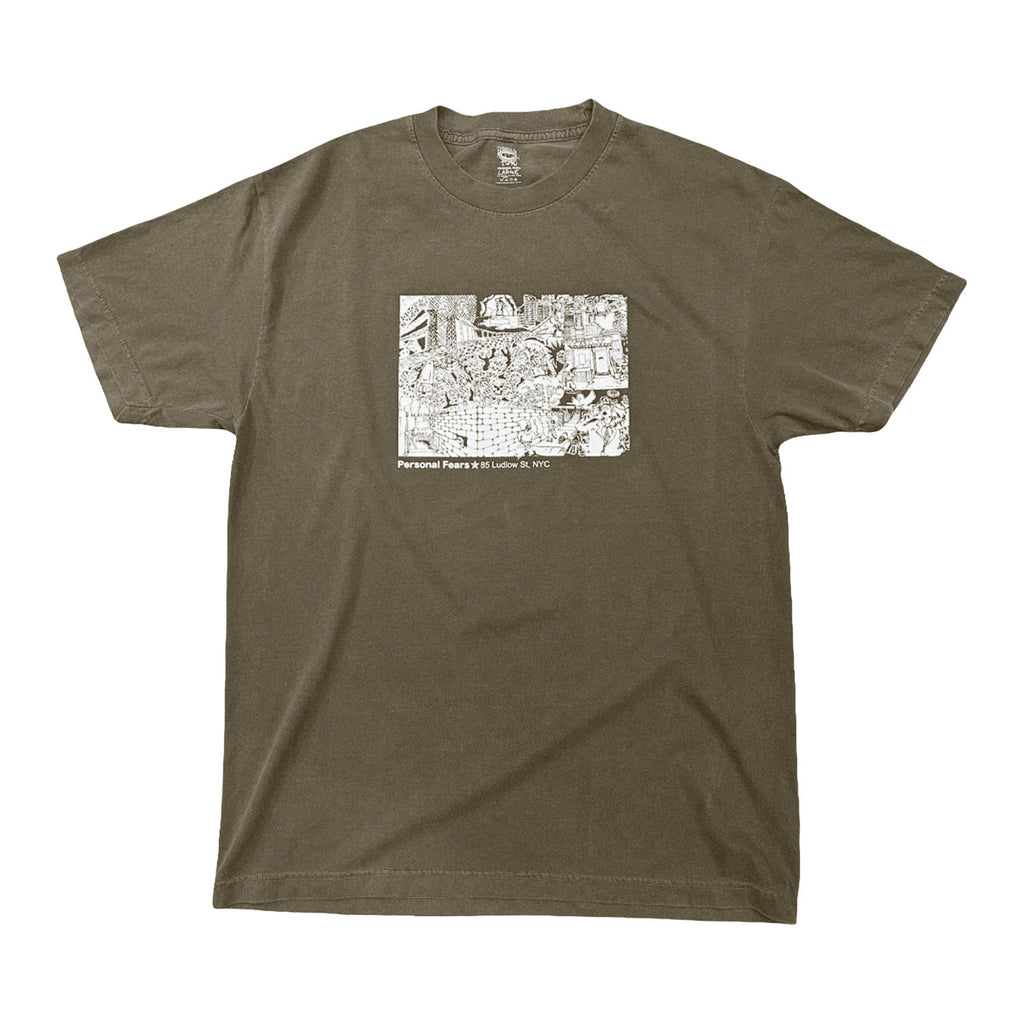 Shop Tee - Faded Brown Shirts & Tops Personal Fears Personal Fears 