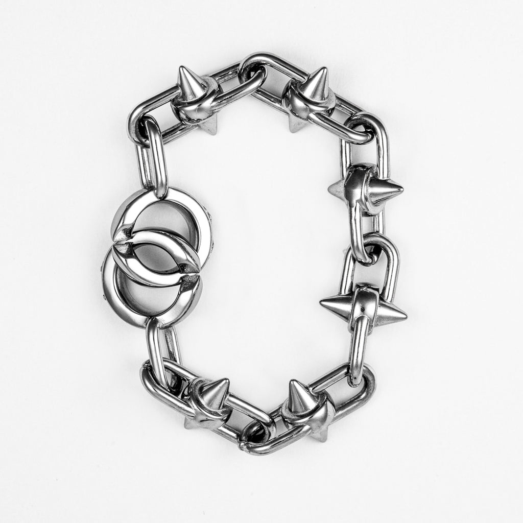 Shrapnel Bracelet bracelet Personal Fears Personal Fears Shrapnel Bracelet - Punk Chain - Spiked Chain Stainless Steel