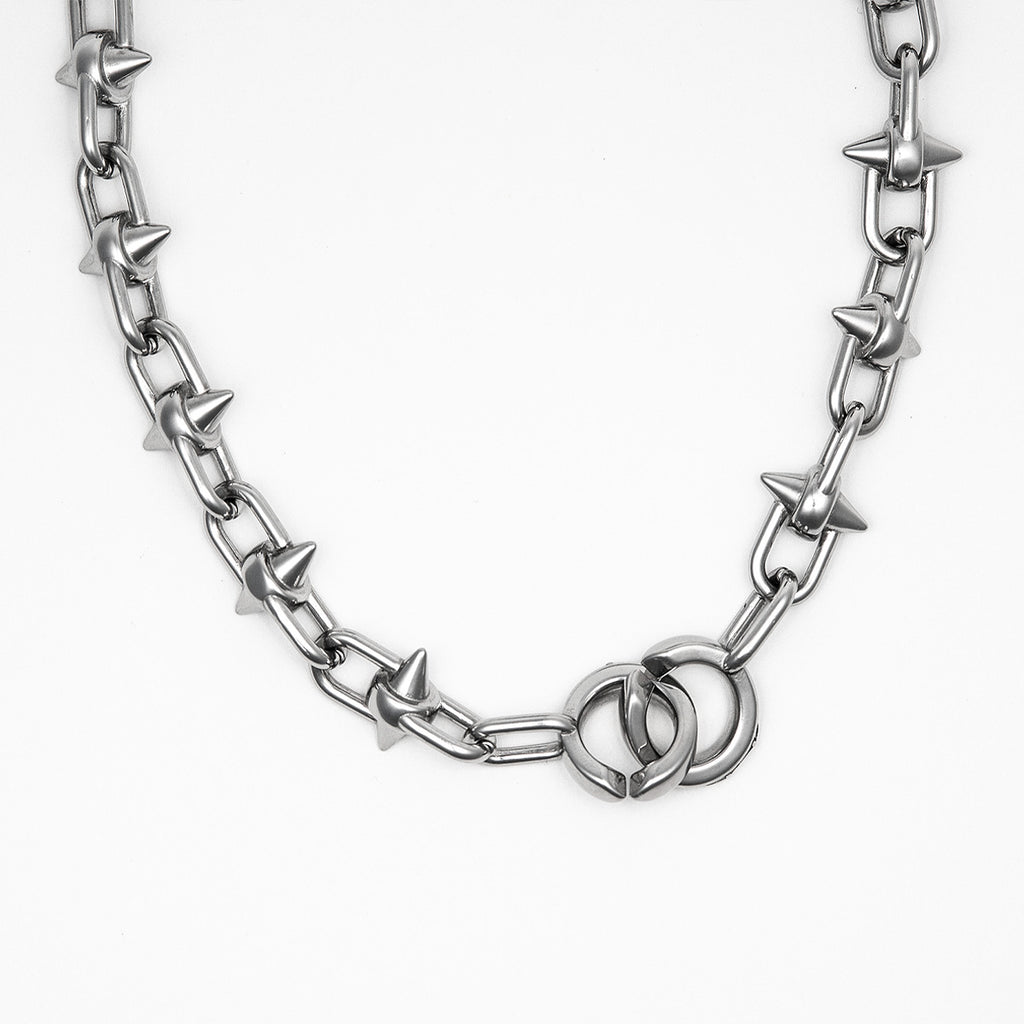Shrapnel Chain Necklaces Personal Fears Personal Fears Shrapnel Chain - Punk Chain - Spiked Chain Necklace