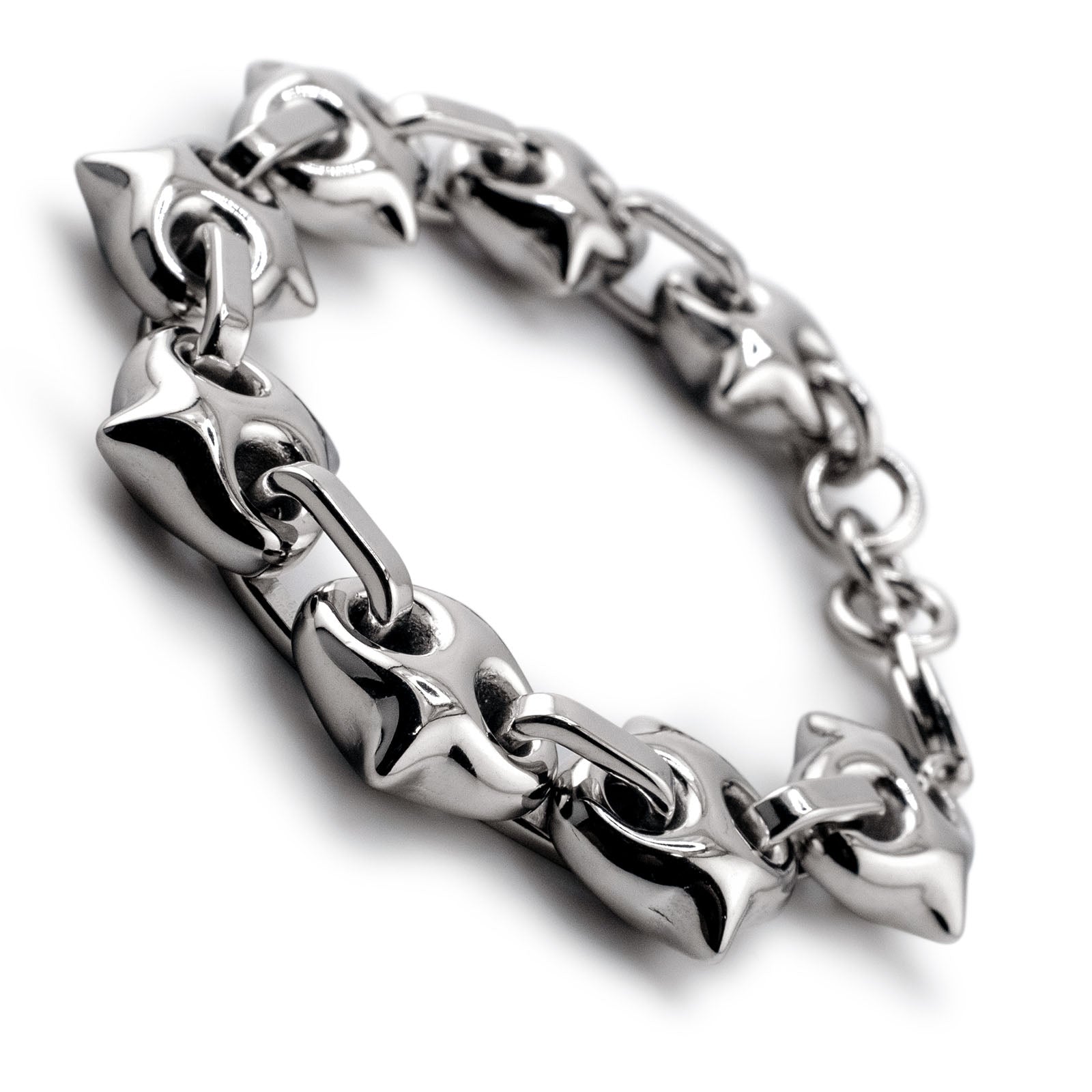 Spiked Gucci Chain & Spiked Gucci Bracelet