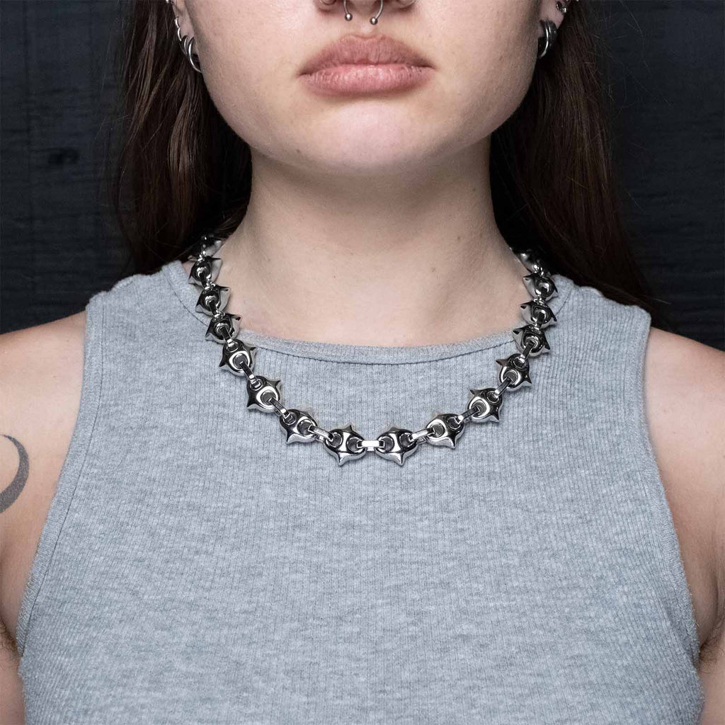 Spiked Gucci Link Chain Necklaces Personal Fears Personal Fears 