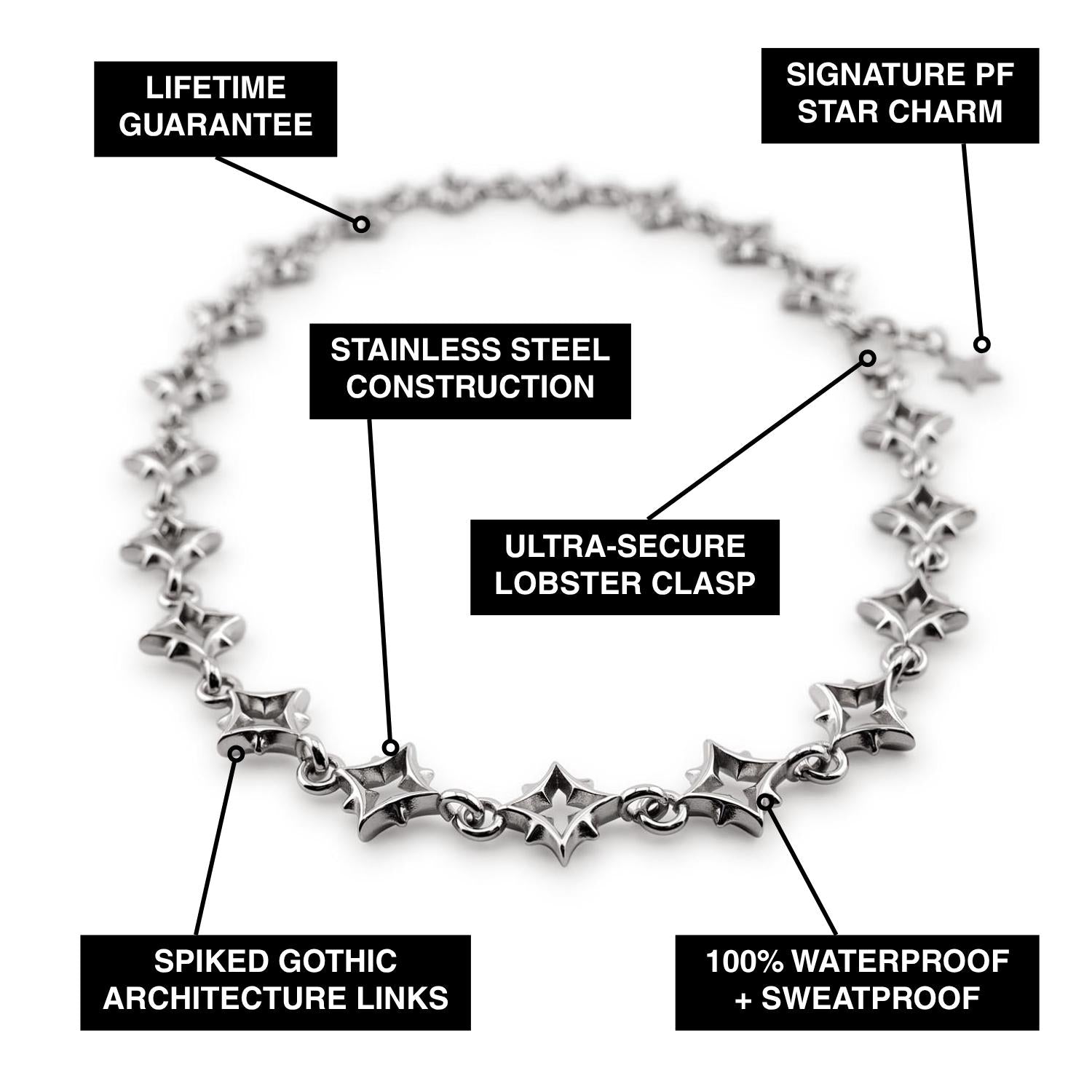 Spire Chain Necklaces Personal Fears Personal Fears 
