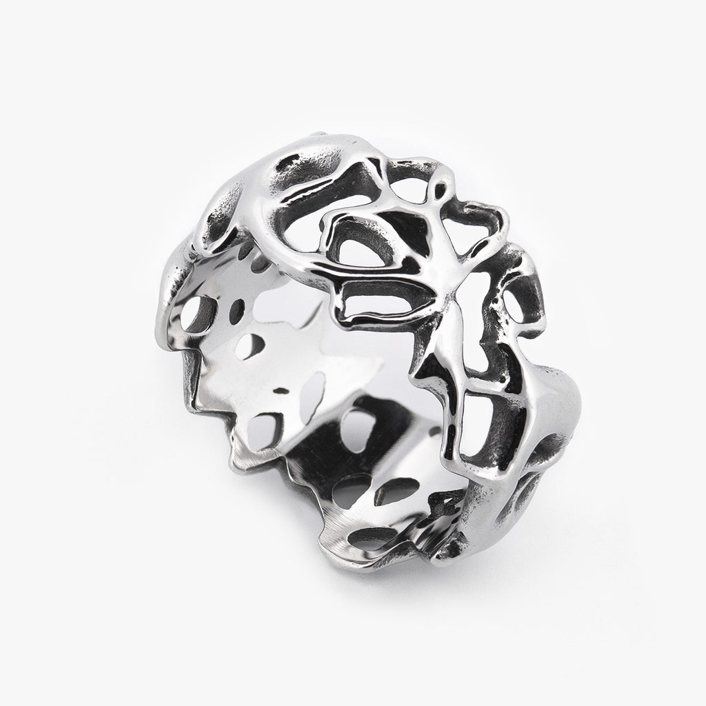 String Theory Ring Rings Personal Fears Personal Fears String Theory Ring - Futuristic Jewelry - Silver Rings