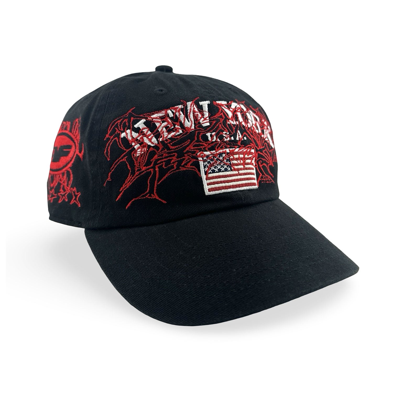 Bootleg Tourist Hat - Black Hat Personal Fears Personal Fears Bootleg New York Tourist Hat - Black | Double Embroidered Dad Hat