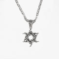 Tribal Star of David Pendant Necklaces Personal Fears Personal Fears Tribal Star of David Pendant - Tattoo Style Jewelry - Stainless Steel