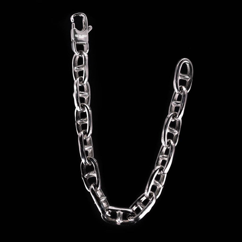 Spiked Anchor Chain Bracelet blanket Personal Fears Personal Fears Spiked Anchor Chain Bracelet - Mens Jewelry - Punk Chain
