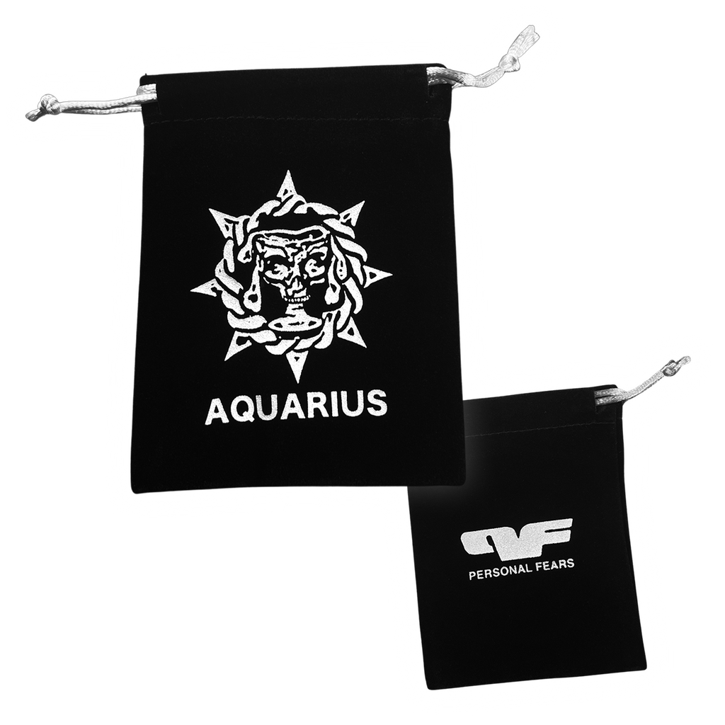 Aquarius (January 20 – February 18) Necklaces Personal Fears Personal Fears AQUARIUS Necklace - Zodiac Jewelry