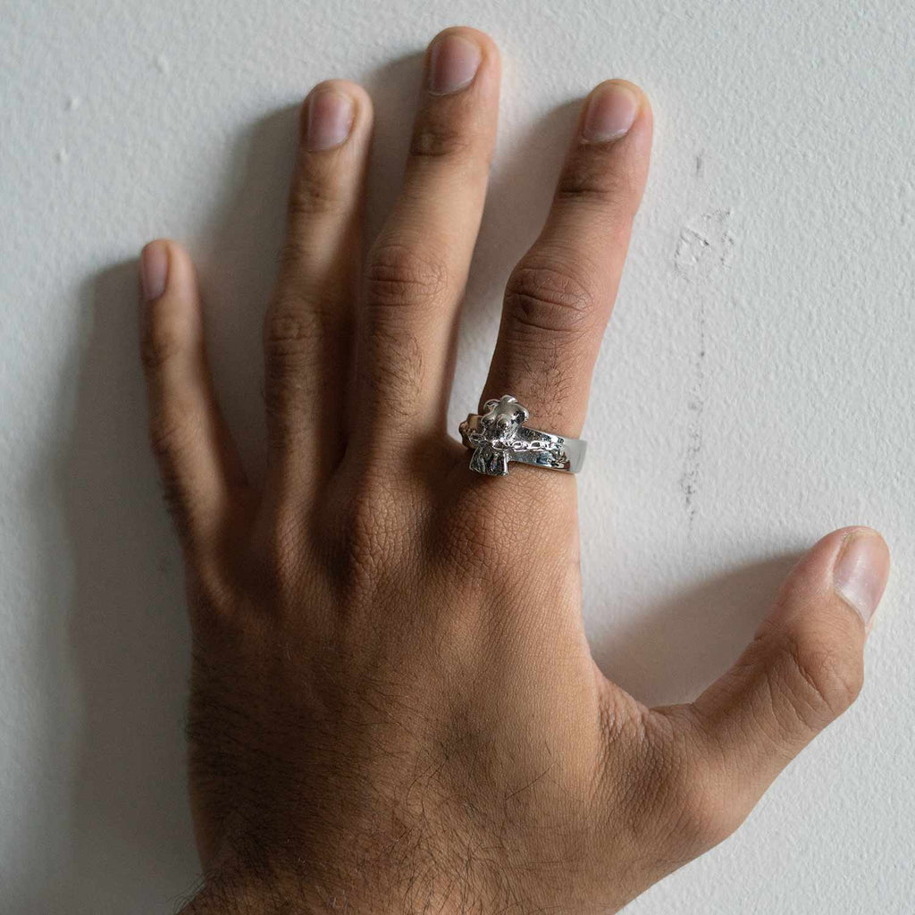 Chained Up Bondage Ring ring Personal Fears Personal Fears Chained Up Ring | Alternative Jewelry | Goth Rings