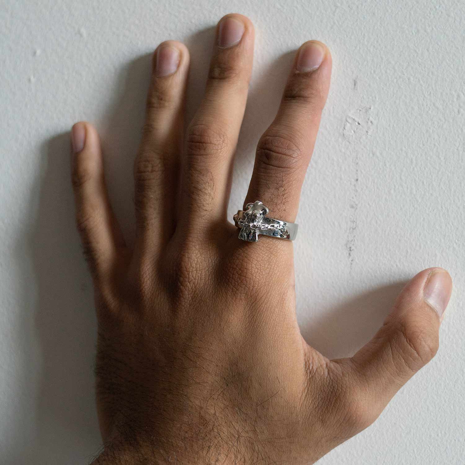 Chained Up Bondage Ring ring Personal Fears Personal Fears Chained Up Ring | Alternative Jewelry | Goth Rings