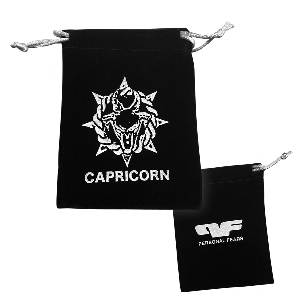 Capricorn (December 22 – January 19) Necklaces Personal Fears Personal Fears CAPRICORN Necklace - Zodiac Jewelry