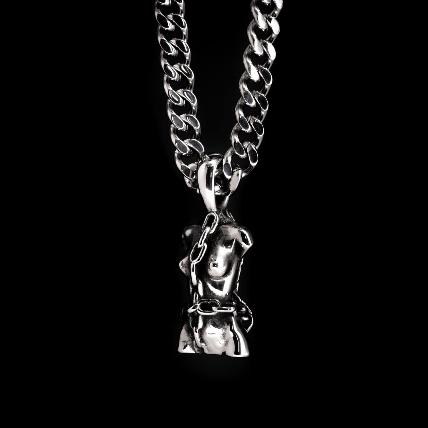 Chained Up Bondage Chain Necklaces Personal Fears Personal Fears Chained Up Bondage Chain | Goth Jewelry Chains Necklace