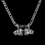 Fuck Off Pendant - Stainless Steel Necklaces Personal Fears Personal Fears Fuck Off Pendant | Stainless Steel Fist Necklace | Tattoo Jewelry