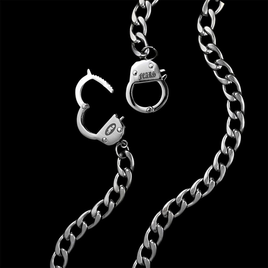 Handcuff Chain Necklace chain Personal Fears Personal Fears Handcuff Chain Necklace - Mens Chains - Working Handcuffs