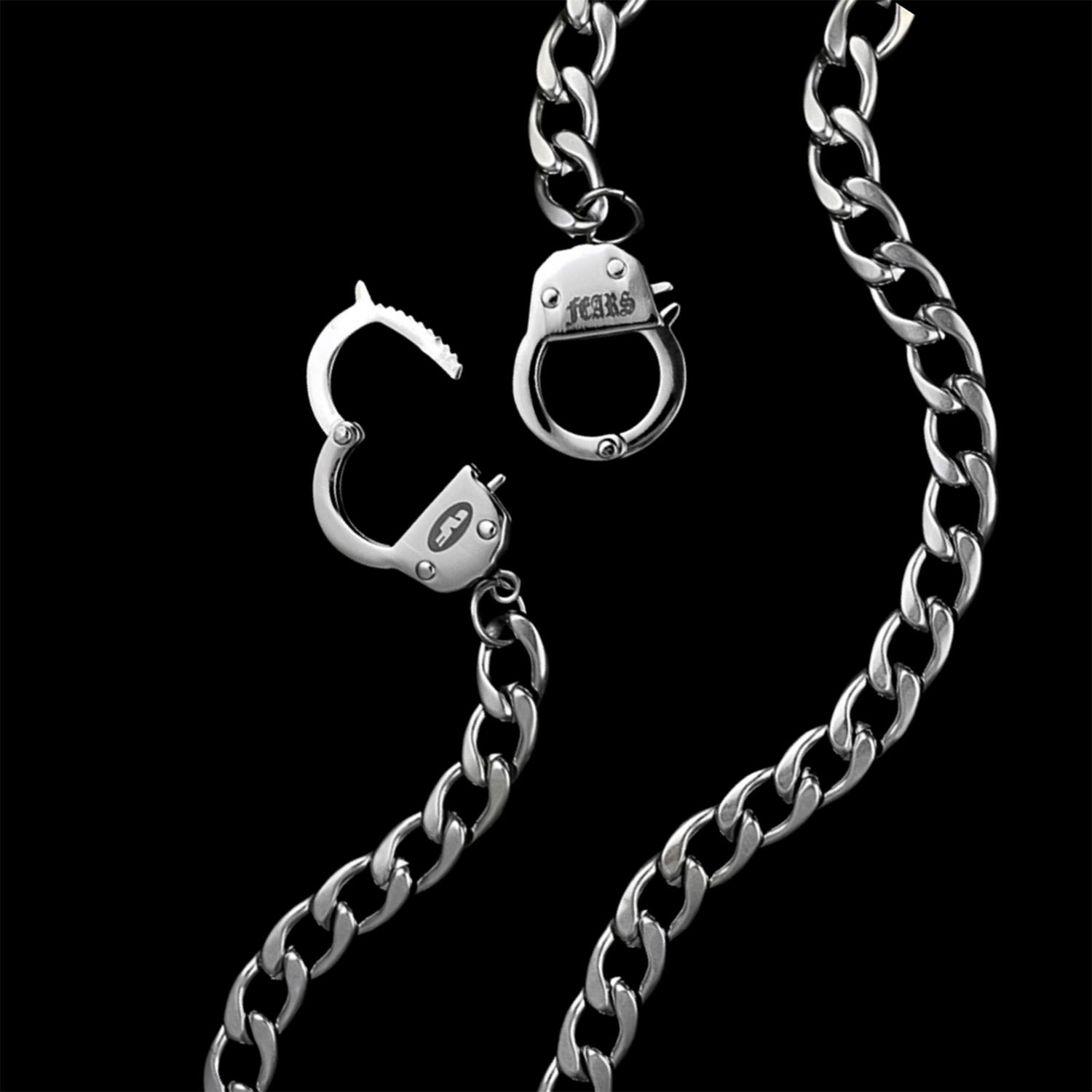 Handcuff Chain Necklace chain Personal Fears Personal Fears Handcuff Chain Necklace - Mens Chains - Working Handcuffs