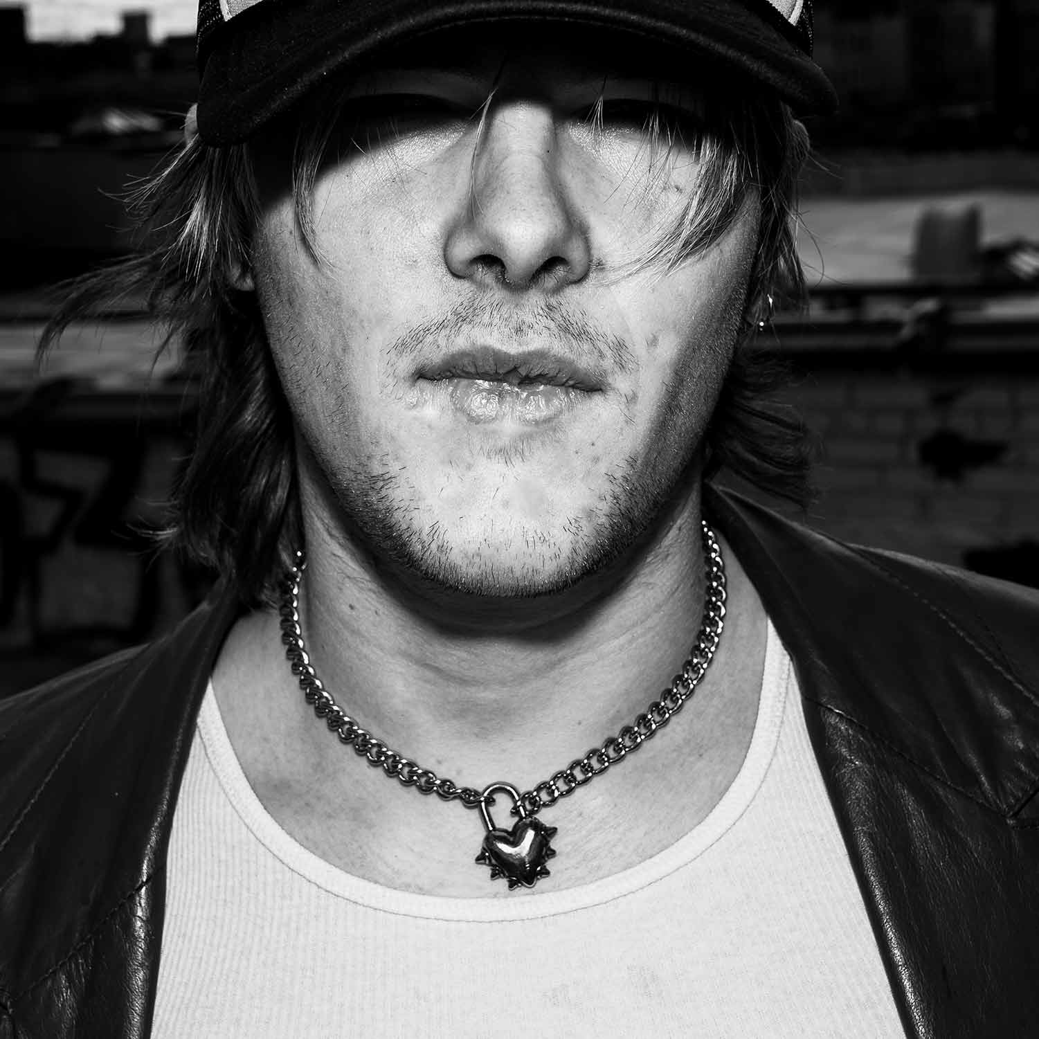 Vicious Heart Chain Necklaces Personal Fears Personal Fears Vicious Heart Chain | Heart Lock Necklace | Goth Jewelry | Punk Jewelry