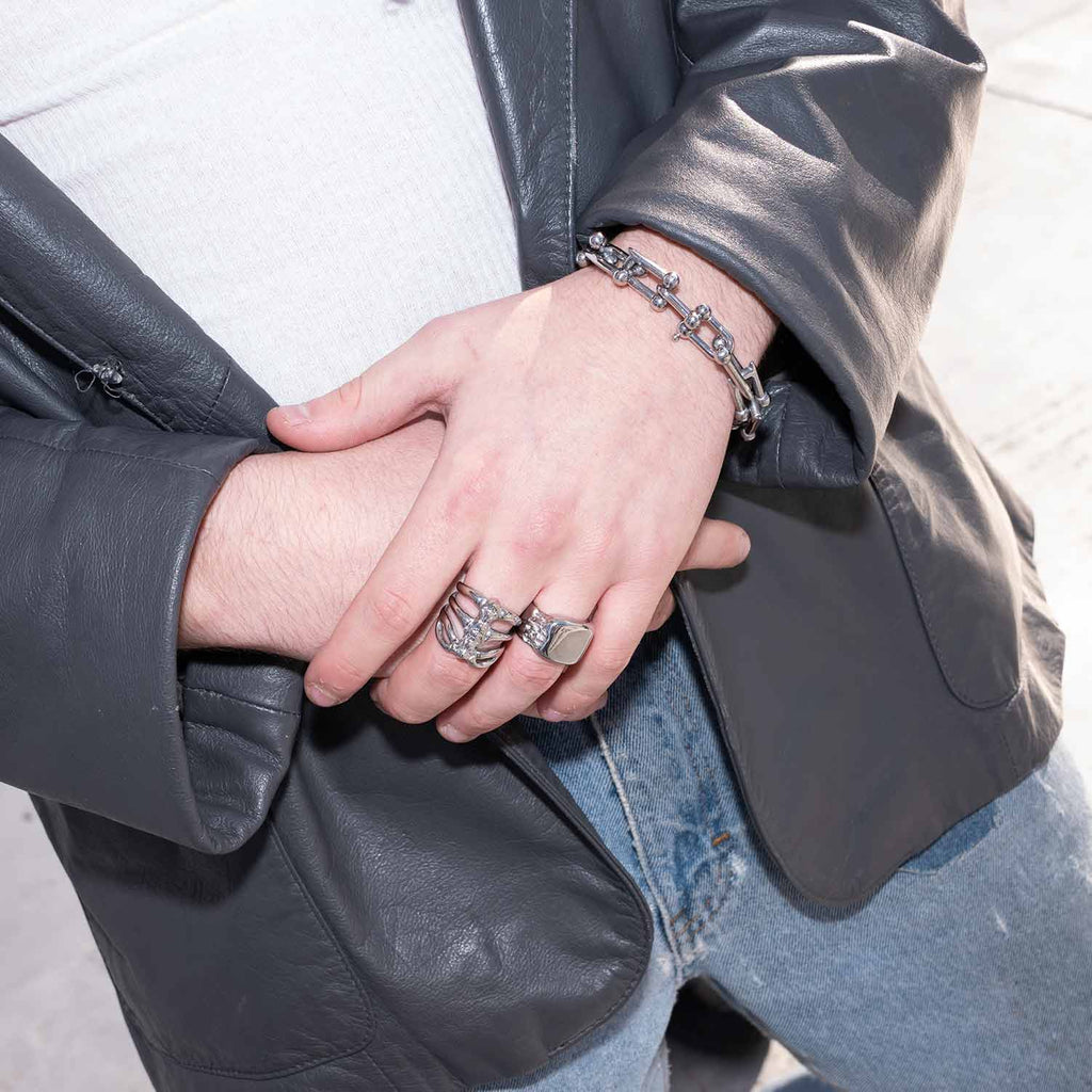 Lilith Link Bracelet Bracelets Personal Fears Personal Fears Lilith Link Bracelet | Industrial Jewelry | Chunky Bracelet