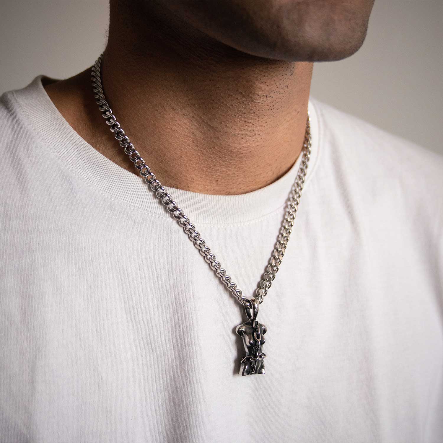 Chained Up Bondage Chain Necklaces Personal Fears Personal Fears Chained Up Bondage Chain | Goth Jewelry Chains Necklace