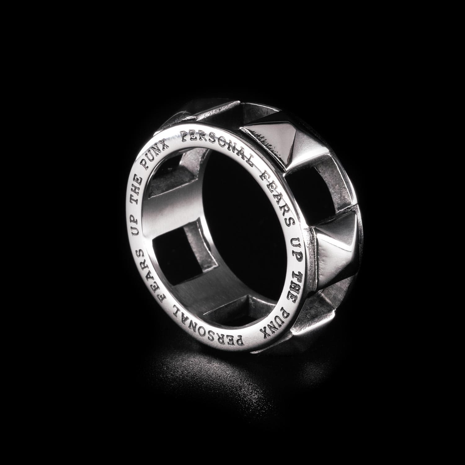 Punx Stud Ring ring Personal Fears Personal Fears Punx Stud Ring | Spike Ring | Punk Jewelry