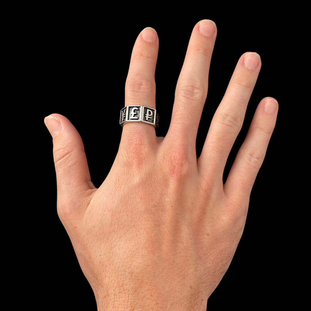 Root of All Evil Ring ring Personal Fears Personal Fears Root of All Evil Ring | Dollar Sign Ring | Personal Fears