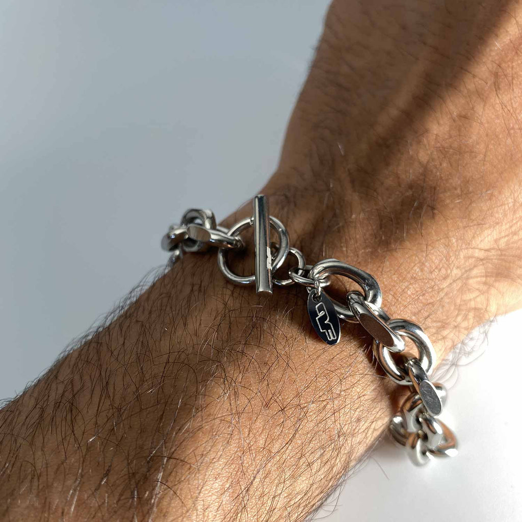 Slim Thicc Bracelet bracelet Personal Fears Personal Fears Slim Thicc Bracelet - Mens Jewelry - Toggle Clasp Stainless Steel