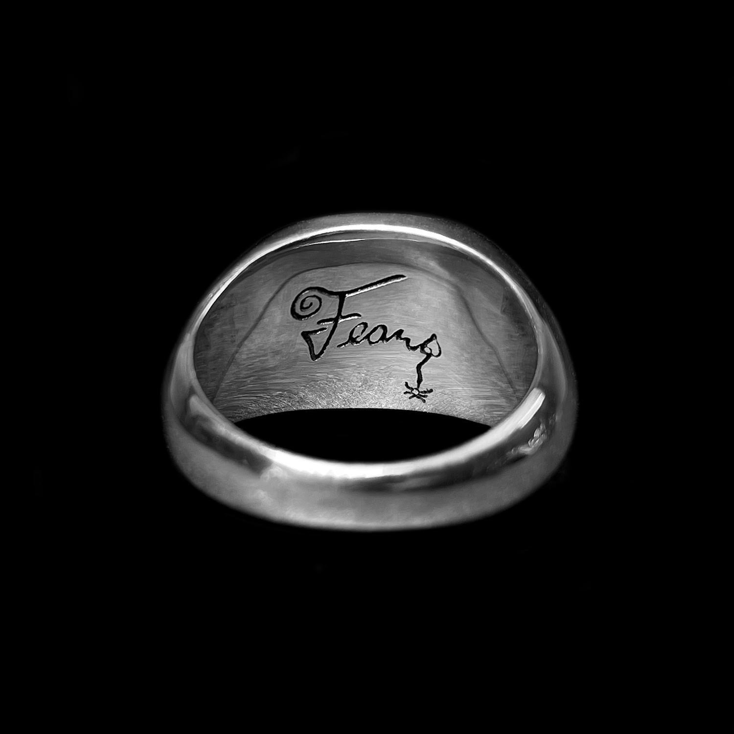 Spider Signet Ring Rings Personal Fears Personal Fears Spider Signet Ring | Stainless Steel Rings | Tattoo Jewelry